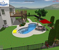 3D Fiberglass Pool Designs