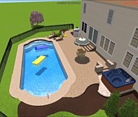 3D Fiberglass Pool Designs