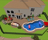 3D Fiberglass Pool Designs