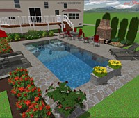 3D Fiberglass Pool Designs