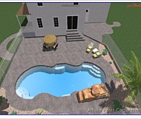 3D Fiberglass Pool Designs