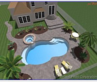 3D Fiberglass Pool Designs