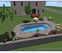 3D Fiberglass Pool Designs