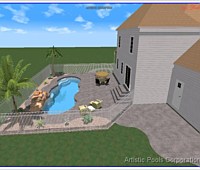 3D Fiberglass Pool Designs