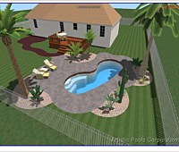 3D Fiberglass Pool Designs